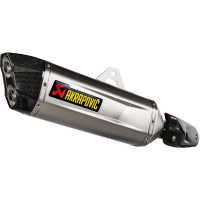 (image for) Akrapovič Single Titanium Muffler w/ Carbon End Cap for Yamaha Tenere 700 19-25