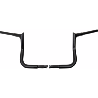 (image for) Pointed Top Handlebar Gloss Black 10 Inch