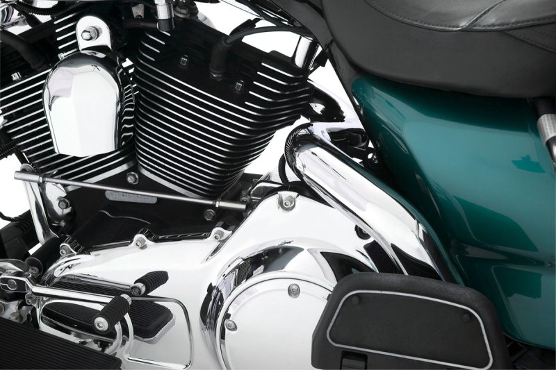 (image for) Rinehart Racing True Duals 4" Chrome System with Black End Caps