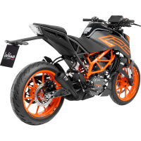 (image for) LeoVince LV-10 Black Stainless Steel Slip-On Exhaust