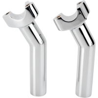 (image for) Forged Aluminum Pullback Risers Chrome 5.5"