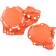 (image for) Acerbis X-Power Engine Cover Kit - Orange 16
