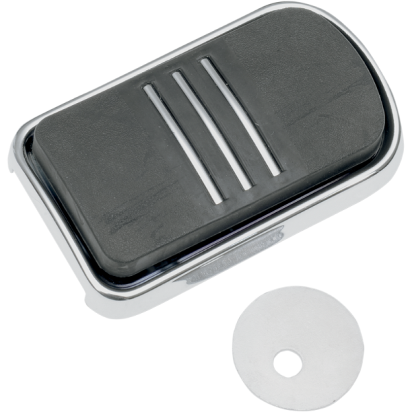 (image for) Drag Specialties Sweeper Brake Pedal Pad Chrome
