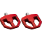 (image for) BMX Billet Footpegs Red