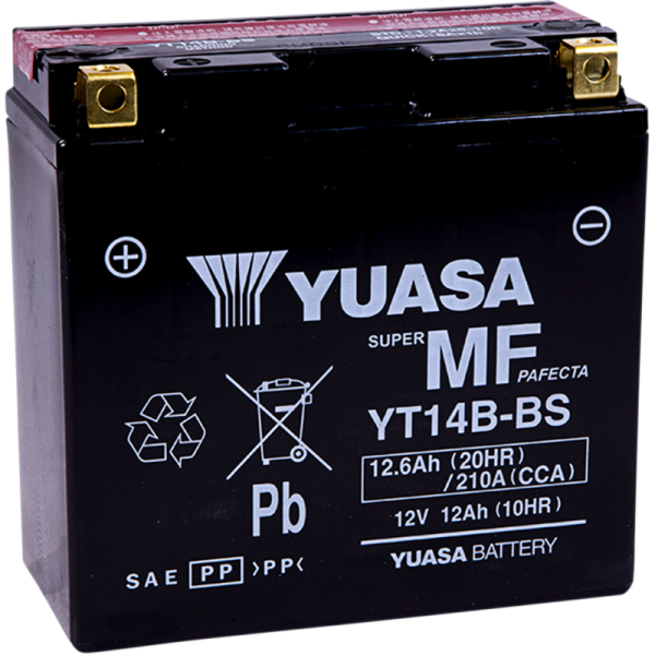 (image for) Yuasa AGM Maintenance-Free Battery YT14B-BS