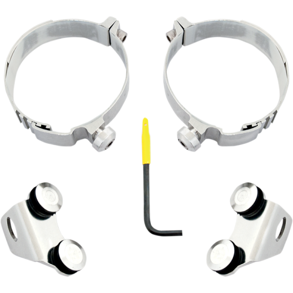 (image for) MEMPHIS SHADES METRIC Fork Deflector Mounting Kit for Suzuki/Kawasaki/Yamaha