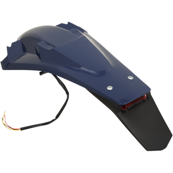 (image for) UFO Enduro Rear Fender With Taillight - Husky blue