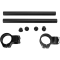 (image for) 7° Black Clip-On Handlebar for Yamaha FZ750 85-86, 88