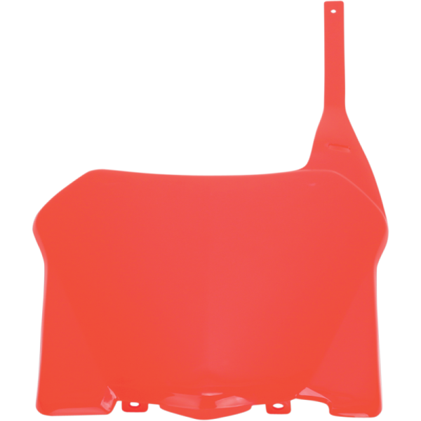 (image for) UFO Front Number Plate - 00-22 CR red
