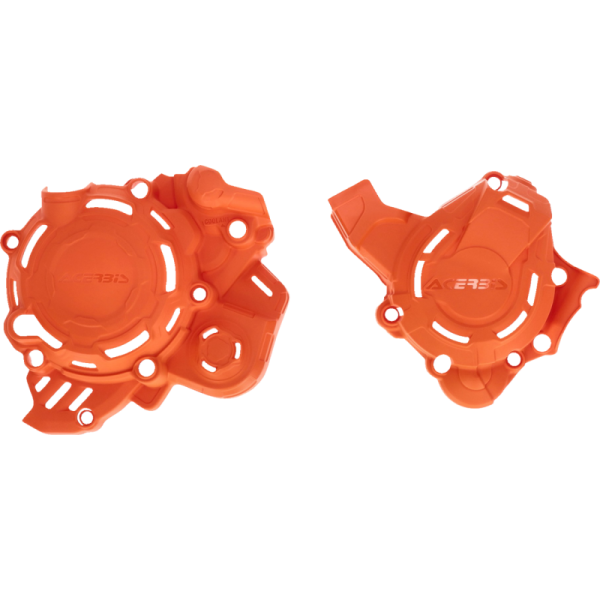 (image for) Acerbis X-Power Engine Cover Kit - Orange 16