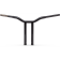 (image for) Gloss Black 1 1/4" One-Piece Kage Fighter T-Bars, 14" End Rise