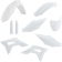 (image for) Acerbis Replacement Plastic Full Kit - White