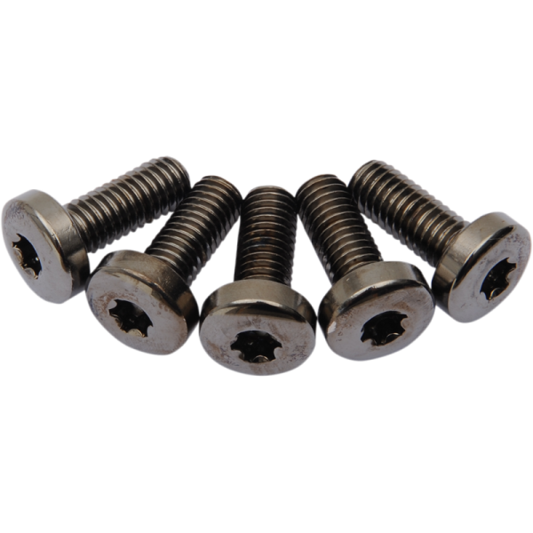 (image for) Drag Specialties Rear Disc Brake Hub Bolt Kit Black Chrome