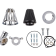 (image for) Monster Sucker Air Cleaner Kit - CrossFire, Chrome
