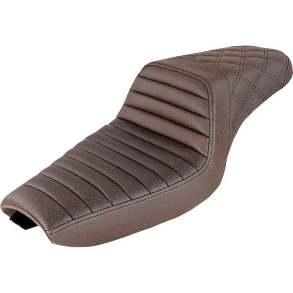 (image for) Saddlemen Step-Up Seat, Brown, Front TR/Rear LS