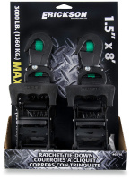 (image for) 3000 lbs. Ratcheting Tie-Down Straps (2 pk.)