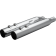 (image for) 4" HP Plus® Slip On Mufflers - Straight cut, ripper baffle, chrome