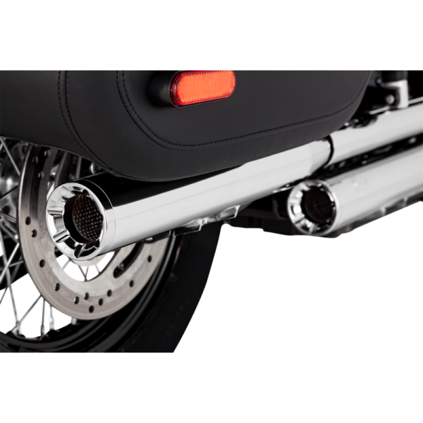(image for) Vance & Hines 3” Eliminator 300 PCX Slip-On Mufflers - Chrome