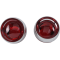 (image for) Deep Dish bezels w/ red lenses (pr.)