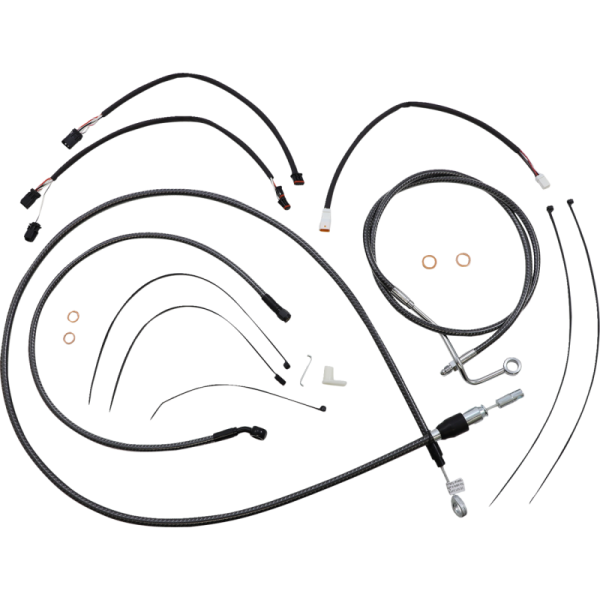 (image for) MAGNUM KarbonFibr Handlebar Installation Kit (15"-17" Apes)