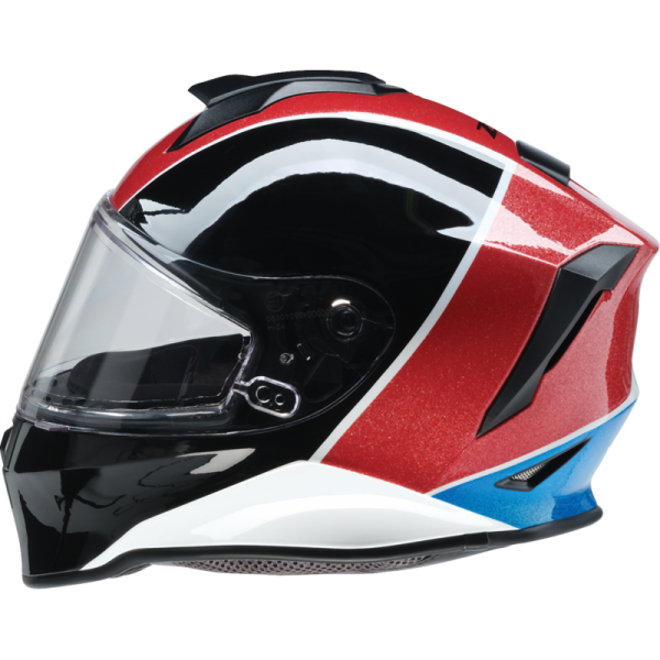 (image for) Z1R Youth Warrant Snow 2.0 Helmet, Fresh Powder Red/White/Blue, Size M