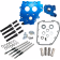(image for) S&S Chain Drive Cam Chest Kit Without Cams, w/ Black Pushrod Tubes