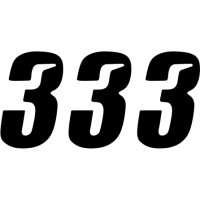 (image for) Slash Series Numbers - 6" Black - No. 3