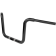 (image for) Gloss Black 1 1/4" Twin Round Handlebars, 10" End Rise