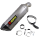 (image for) Akrapovič Single Titanium Muffler w/ Carbon End Cap for Kawasaki Ninja 1000SX 20-24
