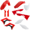(image for) Acerbis Replacement Plastic Full Kit - OEM 19