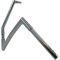 (image for) Flat Top Handlebar Chrome 12 Inch