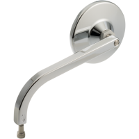 (image for) No. 7 Round Mirror, Standard, Chrome, Left