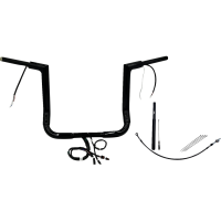 (image for) Fat Baggers Flat Top EZ Install Handlebar 14" Gloss Black