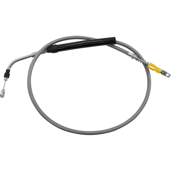 (image for) LA Choppers Stainless Clutch Cable (12-14in Bars)