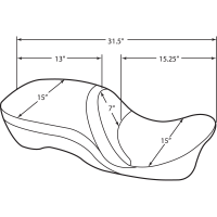 (image for) Large Touring Seat Pillow-style