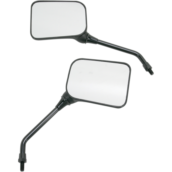 Emgo Universal Matte Black Mirrors