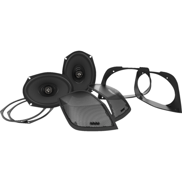 Hogtunes Retro Cut-In Speaker Lid Kit with Speakers
