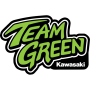 (image for) 4" Kawasaki Team Green decal (ea.)