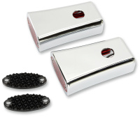 (image for) Stealth Strut Marker Lights, XL Chrome/Red