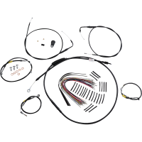 (image for) Ape Hanger Install Kit - Black Vinyl