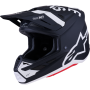 (image for) Alpinestars S-M7 Dasher Helmet - Black/White - Size M