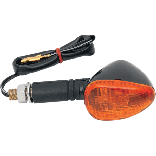 (image for) K&S TECHNOLOGIES Compact Flexible Marker Light - Black/Amber (Dual Filament)