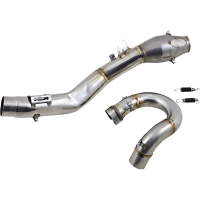 (image for) FMF Megabomb Stainless Head Pipe/Mid-Pipe - KTM 500 XCF-W