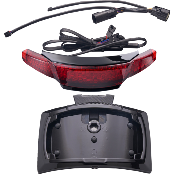 (image for) CIRO LLC Lightstrike Taillight Black/Red (Amber/Red)