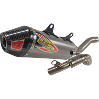 (image for) Pro Circuit Ti-6 Titanium Exhaust System w/ Carbon End Cap for KTM 250/350 SX-F (including FE)
