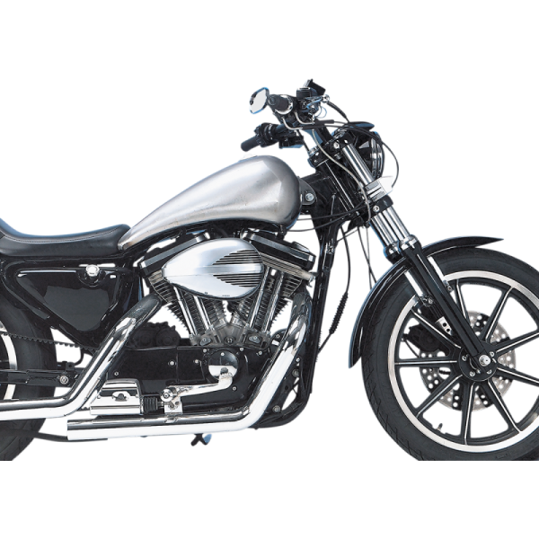 Drag Specialties Extended Smooth-Top QuickBob Rubber-Mount Gas Tank