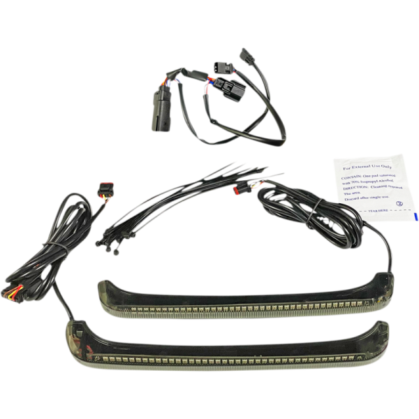 (image for) Custom Dynamics Sequential Low-Profile BAGZ Smoke Lens/Amber (14-22 FLHR)