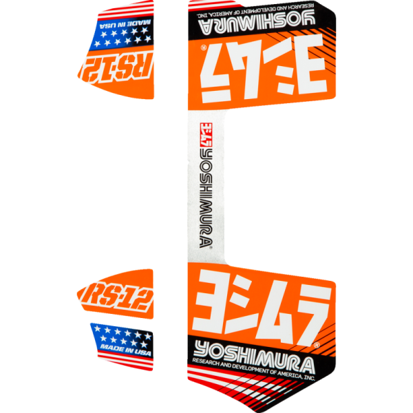 (image for) Yoshimura RS-12 Decal Kit - Orange