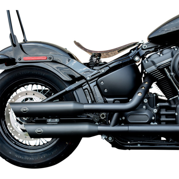(image for) S&S CYCLE Slash-Cut Mufflers Guardian Black