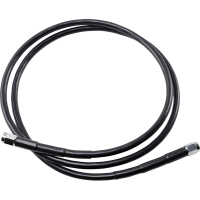 (image for) Black Vinyl-Coated Stainless Steel Brake Line 54"